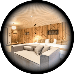 長期滞在でも
快適な空間